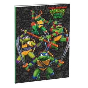 Teenage Mutant Ninja Turtles Mutant Mayhem Notebook, B/5 size, 40 pages, lined - Homyl