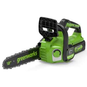 Greenworks (2007007-GW) GD24CS30 Akkumulátoros Láncfűrész, Zöld-Fekete 61806733 Láncfűrész