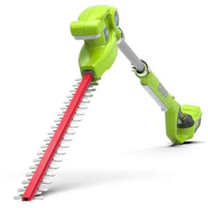 Greenworks G24PH51 24V Akku-Teleskop-Heckenschere, Grün und Schwarz - Garten