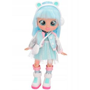 Păpușa de modă Cry Babies BFF Kristal cu păr albastru și accesorii - IMC Toys