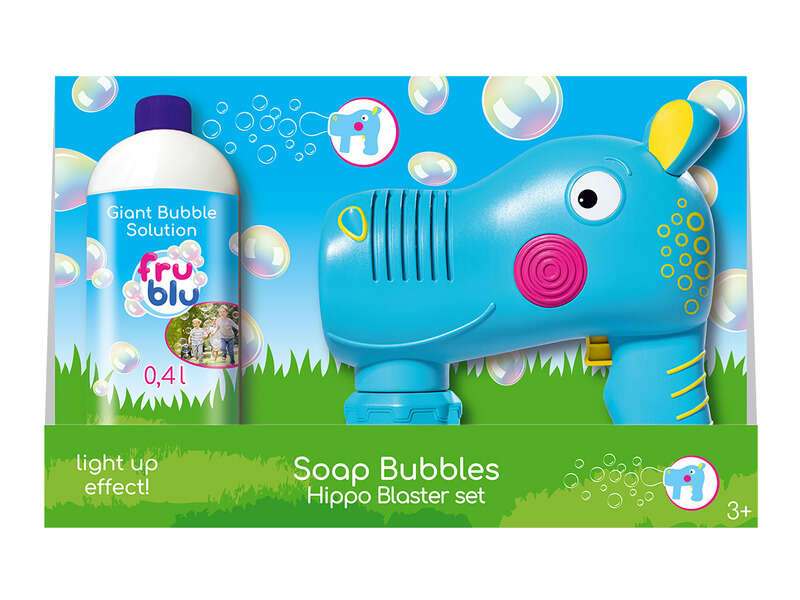 E-shop Sada mydlových balónov Fru Blu - Hippo Blaster, s balónikovým roz...