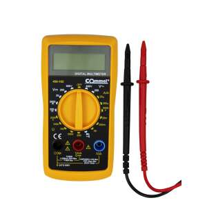 Multimetru digital Commel 450-102, galben, cu cabluri de testare - Multimetre