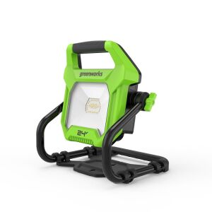Vizualizare unghiulară a lămpii de lucru cu LED Greenworks 24V - Lămpi de lucru