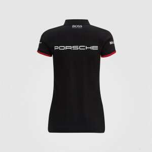 Porsche Női Galléros Póló, Team, Fekete, 2022 61809059 Női pólók