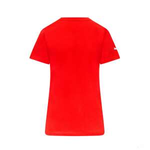 Ferrari környakú póló, nagy pajzsos, női, piros 61809697 Női pólók