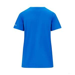 Mercedes környakú póló, George Russell logó, kék 61810350 Női pólók