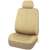 Bézs ökológiai bőr univerzális autóüléshuzat, egyetlen első üléshez, bézs színben
