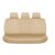 Pokrowiec na fotel samochodowy Eco Leather Beige - Tylna kanapa