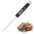 Westmark 1278 digital meat thermometer with stainless steel probe, used to measure the temperature of a steak