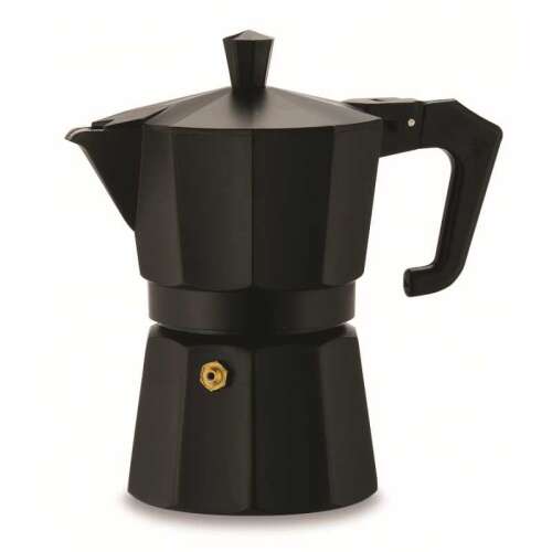 Ghidini 1361V Italexpress 3-cup stovetop espresso maker, black