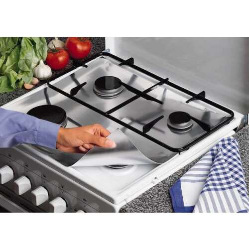 Rayen 6321 gas stovetop protector set, 8 pieces, protects your stovetop from spills and splatters, easy to clean