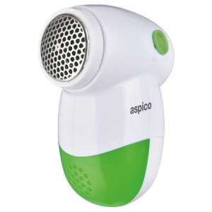 Aspico SC920 fabric shaver, white and green, battery operated, with blade protection - Fabric Shaver