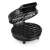 Tristar WF3089 Football Waffle Maker, 1200W, black, open