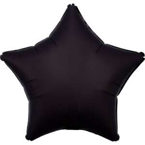 Silk Black csillag fólia lufi 48 cm 61823847 