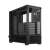 Fractal Design Pop Silent Black TG Clear Tint számítógép ház, oldalsó nézet, a temperált üveg oldalsó panel látható