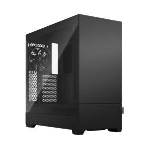 Počítačová skrinka Fractal Design Pop Silent Black TG Clear Tint, šikmý pohľad - Fractal Design