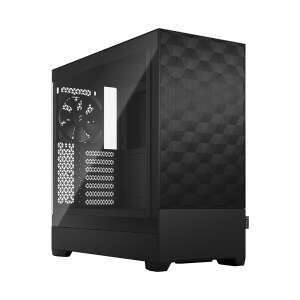 Carcasă de computer Fractal Design Pop Air TG Clear Tint Negru, vedere înclinată - Fractal Design Carcase PC