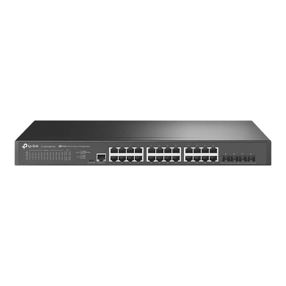 TP-Link JetStream TL-SG3428X-M2 V1.6 - switch - 24 ports - managed - rack-mountable (TL-SG3428X-M2)