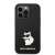 Karl Lagerfeld Choupette iPhone 14 Pro Max Black Silicone Case