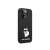 Karl Lagerfeld iPhone 14 Pro Max Silicone Case with Choupette Cat Design, Black
