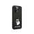 Karl Lagerfeld iPhone 14 Pro Max Silicone Case with Choupette Cat Design, Black