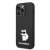 Black Karl Lagerfeld Silicone Choupette iPhone 14 Pro Max phone case with white cat design