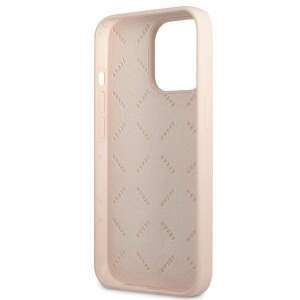 Etui Guess Silicone Triangle do iPhone 13 Pro, Różowe - Guess