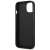 Hátulnézet a Guess Saffiano Triangle hardcase tokról iPhone 13 Mini-hez ezüst színben