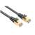 HAMA 41898 CAT5E Patch Cable, 10 meters, gray, RJ45 connector, gold-plated, STP