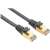 HAMA 41898 CAT5E Patch Cable, 10 meters, gray, RJ45 connector, gold-plated, STP