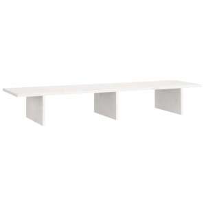 Fenyőfa Monitorállvány - Fehér - 100x27x15 cm 61867761