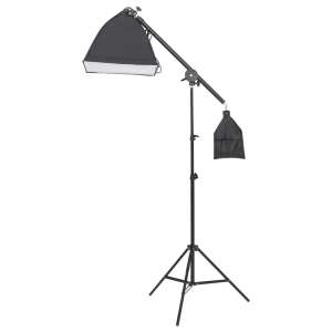 Set de iluminare pentru studio cu trei lumini, trepiede și softbox-uri - Lumini de studio și reflectoare