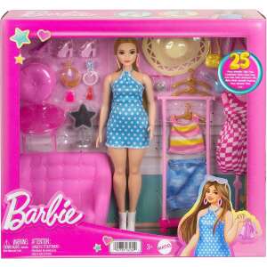 Игрален комплект Barbie Film Fashion Closet с кукла, дрехи, аксесоари и мебели - Barbie