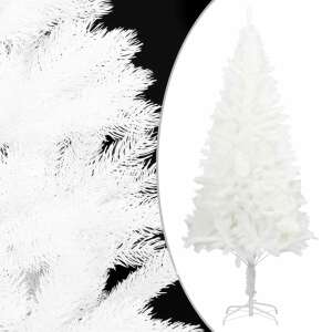 Fehér műkarácsonyfa led-ekkel és gömbszettel 240 cm 61883009 