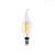 LED žiarovka Iris Lighting Filament Bulb Longtip E14 FLCT35 4W/3000K/360lm