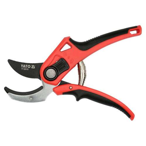 Sekatory Yato 208 mm z czerwonymi i czarnymi uchwytami