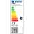 Energetikai címke az Iris Lighting ILA6012W3000K LED izzóhoz, energiaosztály F, 12 kWh/1000h