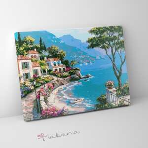 Makana - Mediterrán Öböl Számfestő Készlet - 40x50 cm