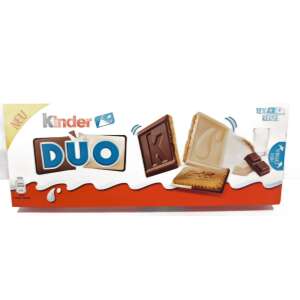 Kinder Duo Keksz 150g, csokoládés és fehércsokoládés ízű - Keksz