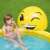 Kleines Mädchen genießt den Bestway Emoji Pool Sprinkler