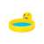 Bestway aufblasbarer Kinderpool mit Emoji-Design, gelb, 165x144x69 cm