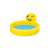 Bestway aufblasbarer Kinderpool mit Emoji-Design, gelb, 165x144x69 cm