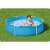 Kids playing in Bestway metal frame kids pool, blue, 152x38 cm