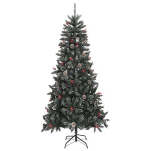 Zöld pvc műkarácsonyfa állvánnyal 240 cm 61888434 