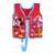 Red Bestway Mickey Mouse swim vest for kids, front view