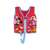 Red Bestway Mickey Mouse swim vest for kids, front view