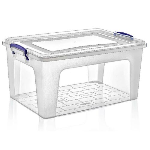 Dünya 27 literes műanyag tárolódoboz fedővel