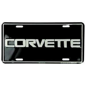 Corvette dombornyomott fémtábla/rendszámtábla 30,1 x 15,1 cm 61895565 