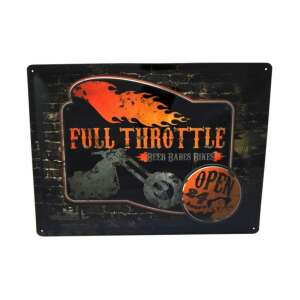 Full Throttle Beer Babes Bikes fém tábla, 30 x 40 cm, Nostalgic Art - Nostalgic-Art