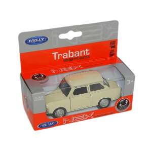 Trabant 601 cream hátrahúzós autó 1:34-1:39 86591159 Welly Modellek, makettek